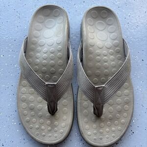 Orthaheel WAVE Unisex Flip‎ Flop Thong Sandals W9/M8 Tan Beige GUC